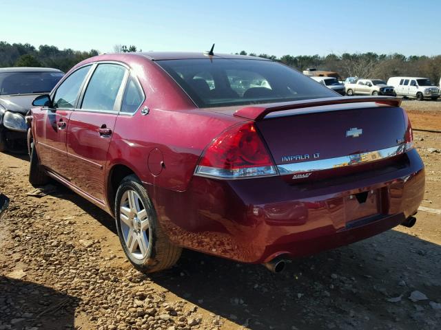 2G1WC583181238915 - 2008 CHEVROLET IMPALA LT RED photo 3