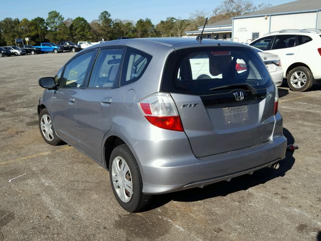 JHMGE88229S038480 - 2009 HONDA FIT SILVER photo 3