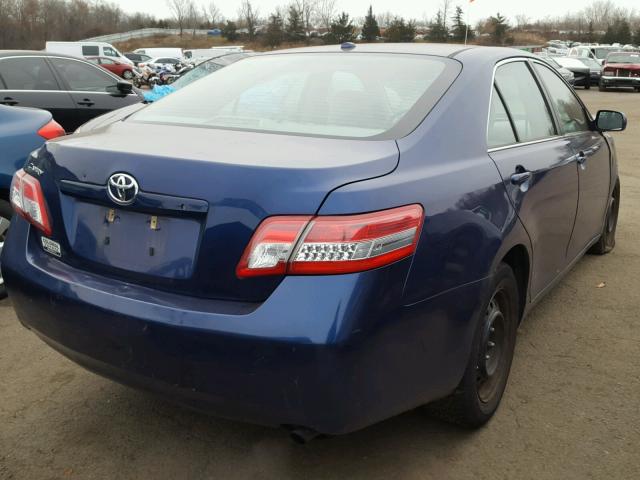 4T1BF3EK5AU523927 - 2010 TOYOTA CAMRY BASE BLUE photo 4