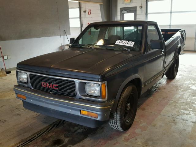 1GTCS14ZXP0516642 - 1993 GMC SONOMA BLACK photo 2