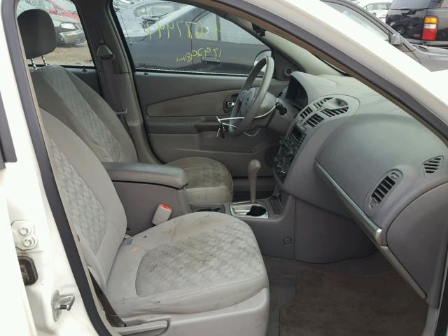 1G1ZT54845F251029 - 2005 CHEVROLET MALIBU LS 白色 照片 5