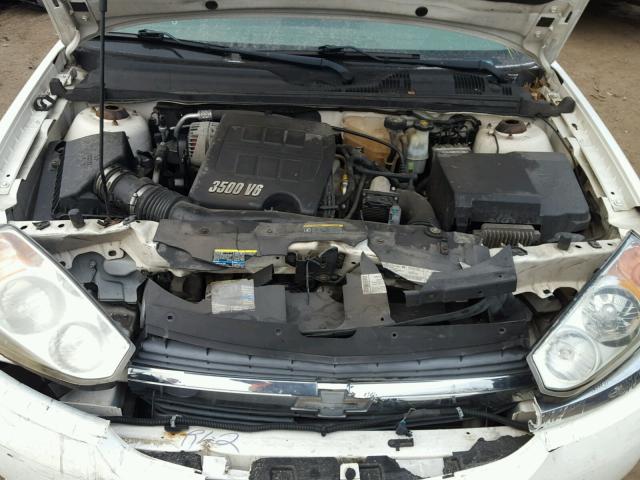 1G1ZT54845F251029 - 2005 CHEVROLET MALIBU LS WHITE photo 7