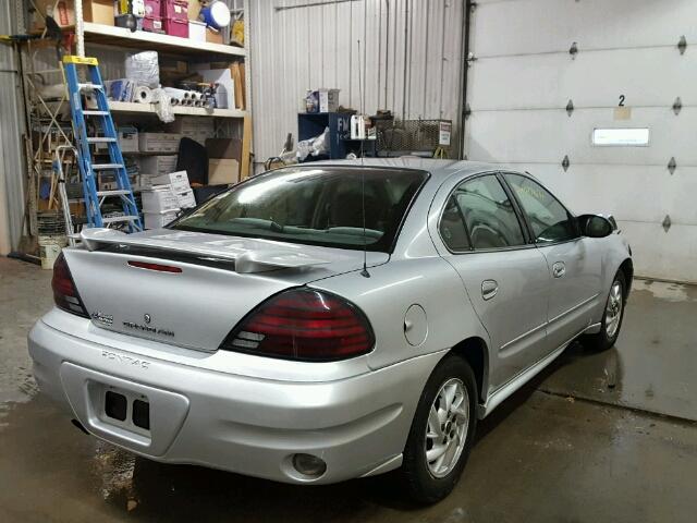 1G2NF52E14C206916 - 2004 PONTIAC GRAND AM S SILVER photo 4