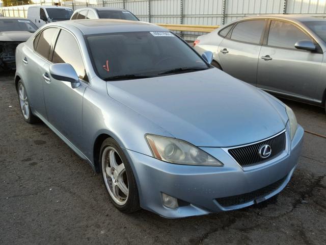 JTHBK262765001499 - 2006 LEXUS IS 250 BLUE photo 1