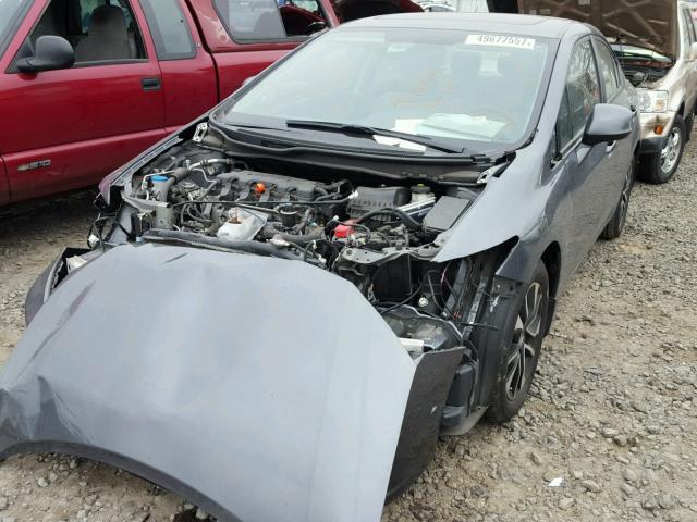 19XFB2F80DE230437 - 2013 HONDA CIVIC EX გრაფიტი ფოტო 2