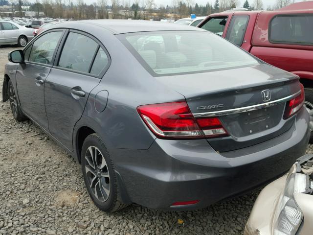 19XFB2F80DE230437 - 2013 HONDA CIVIC EX გრაფიტი ფოტო 3