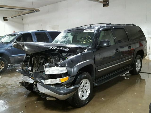 1GNFK16Z36J175532 - 2006 CHEVROLET SUBURBAN K BLACK photo 2