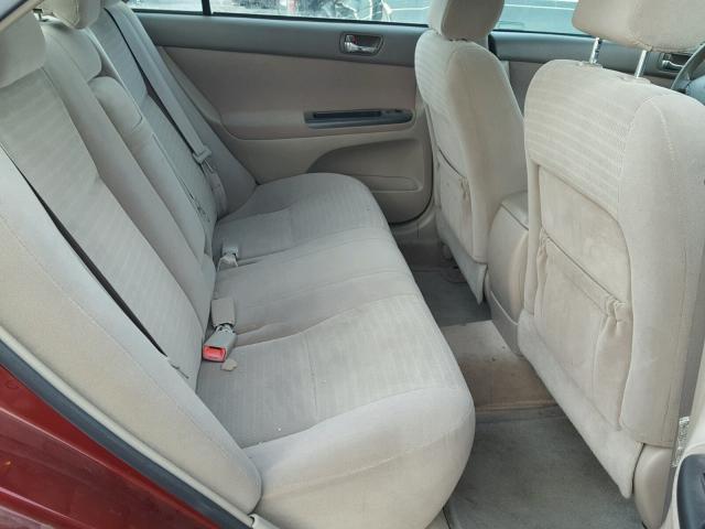 4T1BE32K35U028557 - 2005 TOYOTA CAMRY LE ბურგუნდია ფოტო 6