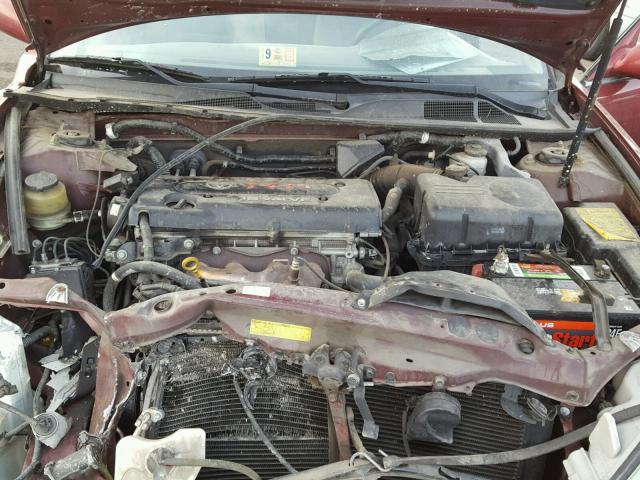 4T1BE32K35U028557 - 2005 TOYOTA CAMRY LE ბურგუნდია ფოტო 7