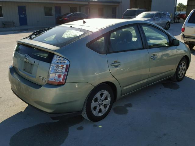 JTDKB20U083429523 - 2008 TOYOTA PRIUS GREEN photo 4