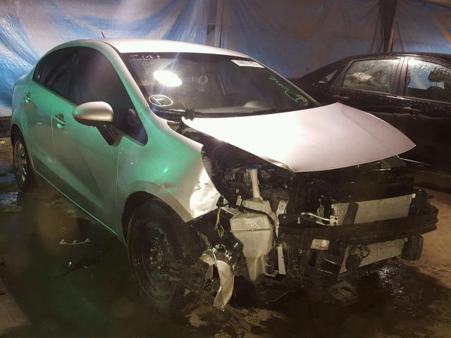 KNADM4A38D6265237 - 2013 KIA RIO LX Արծաթագույն լուսանկար 1