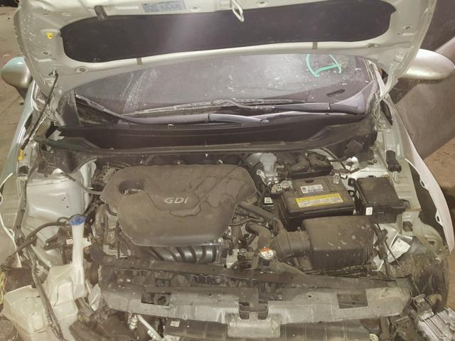 KNADM4A38D6265237 - 2013 KIA RIO LX Արծաթագույն լուսանկար 7