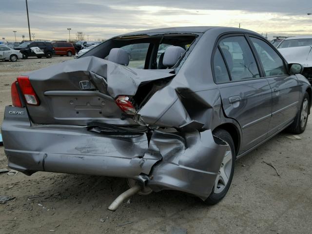 2HGES26805H515741 - 2005 HONDA CIVIC EX ნაცრისფერი ფოტო 4