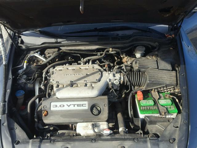 1HGCM82475A018174 - 2005 HONDA ACCORD SE GRAY photo 7