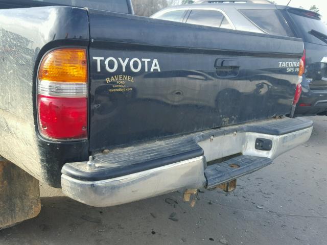 5TEHN72N11Z868645 - 2001 TOYOTA TACOMA DOU BLACK photo 9