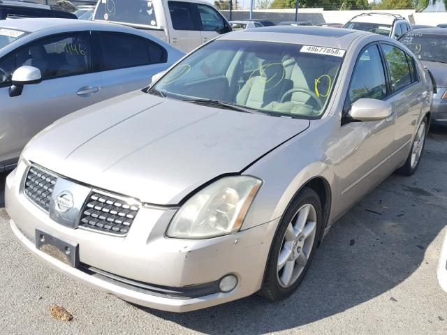 1N4BA41E54C912754 - 2004 NISSAN MAXIMA SE TAN photo 2