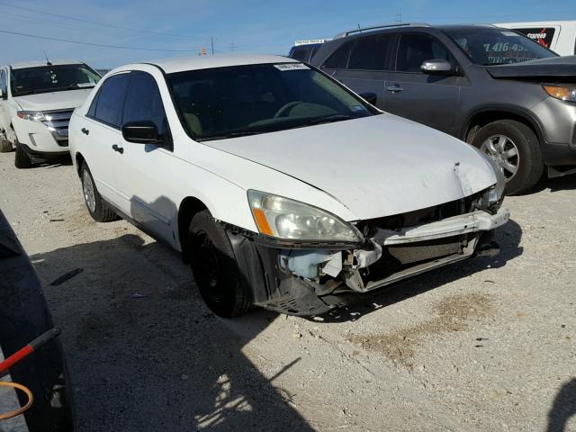 1HGCM561X7A071338 - 2007 HONDA ACCORD VAL WHITE photo 1