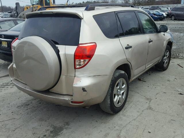 JTMZD33V085098689 - 2008 TOYOTA RAV4 GOLD photo 4