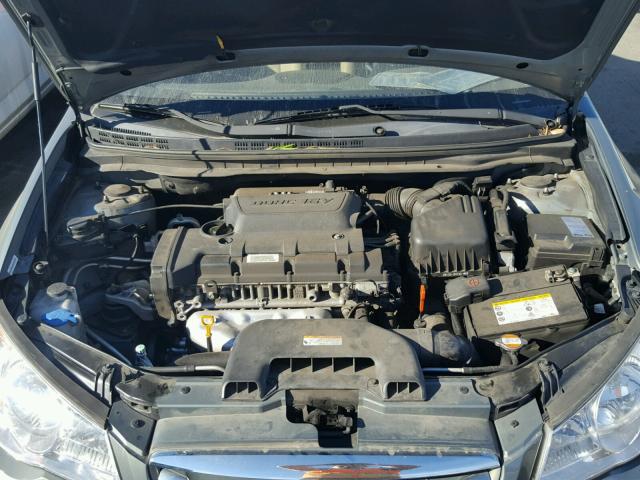 KMHDU4AD9AU971888 - 2010 HYUNDAI ELANTRA BL GRAY photo 7