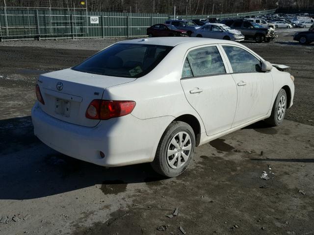 2T1BU4EE9AC535523 - 2010 TOYOTA COROLLA BA WHITE photo 4