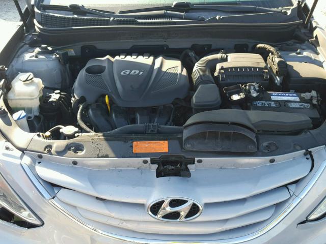 5NPEB4AC9CH482345 - 2012 HYUNDAI SONATA GLS BLUE photo 7