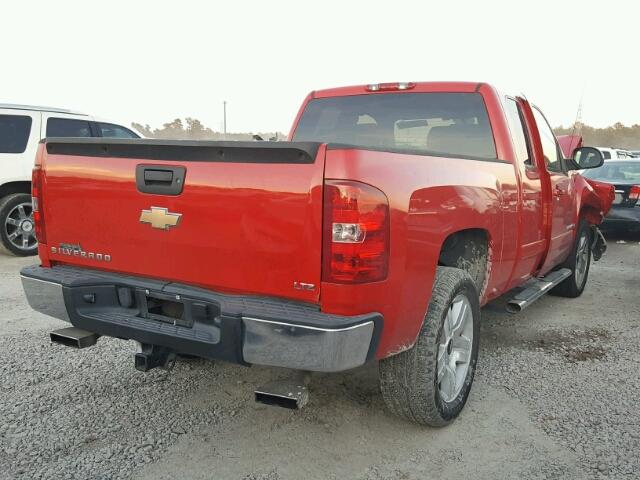 1GCEC19J48Z295738 - 2008 CHEVROLET SILVERADO RED photo 4