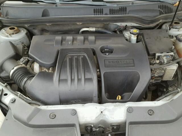 1G1AT18H597232845 - 2009 CHEVROLET COBALT LT SILVER photo 7