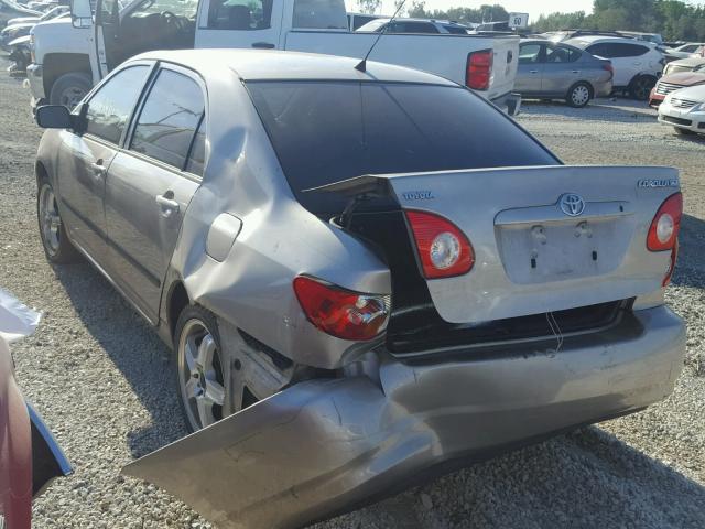 1NXBR38E63Z108969 - 2003 TOYOTA COROLLA CE BEIGE photo 3