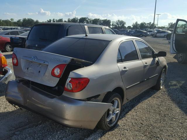 1NXBR38E63Z108969 - 2003 TOYOTA COROLLA CE BEIGE photo 4