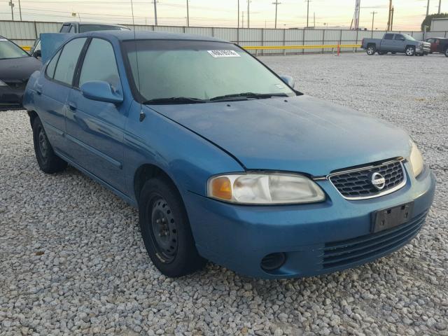 3N1CB51A23L556963 - 2003 NISSAN SENTRA GXE BLUE photo 1