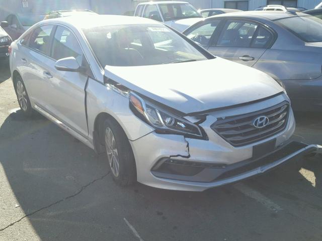 5NPE34AF3GH284020 - 2016 HYUNDAI SONATA SPO SILVER photo 1