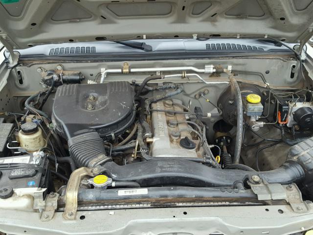 1N6DD26T53C447796 - 2003 NISSAN FRONTIER K SILVER photo 7