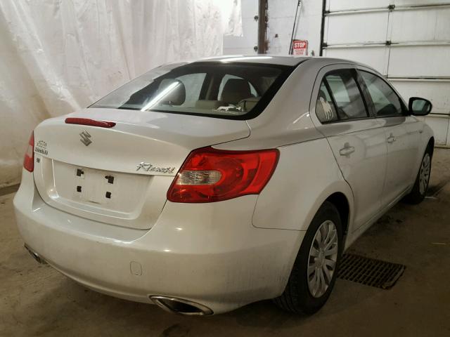 JS2RE9A18B6110014 - 2011 SUZUKI KIZASHI S WHITE photo 4