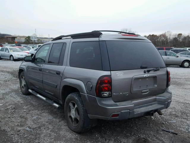 1GNET16S656155210 - 2005 CHEVROLET TRAILBLAZE GRAY photo 3