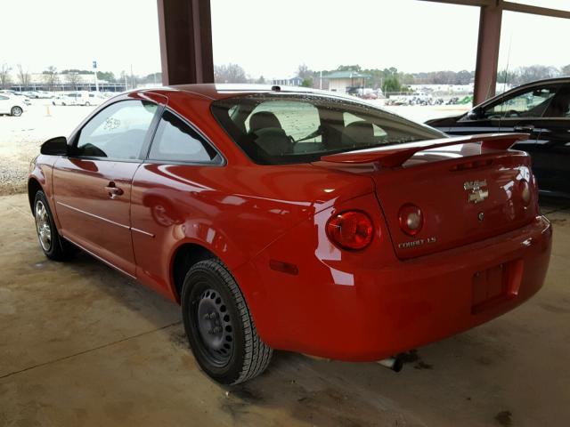 1G1AK18FX87188406 - 2008 CHEVROLET COBALT LS RED photo 3