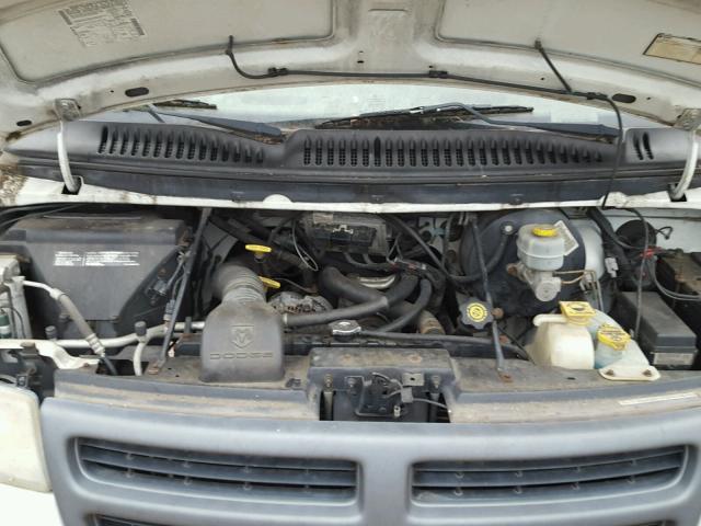 2B7HB11Y92K142193 - 2002 DODGE RAM VAN B1 WHITE photo 7