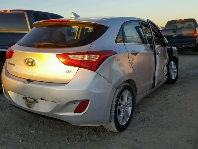 KMHD35LE0DU062750 - 2013 HYUNDAI ELANTRA GT SILVER photo 4