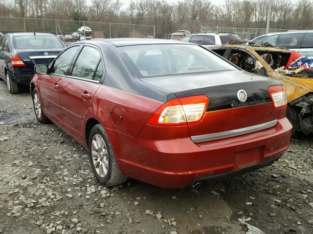 3MEFM07166R607217 - 2006 MERCURY MILAN RED photo 3