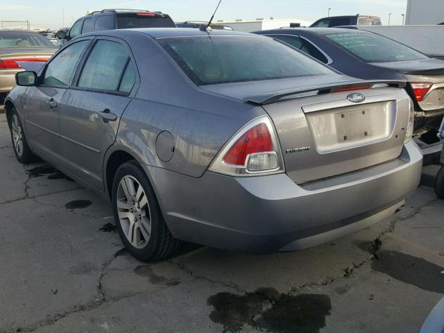 3FAHP07Z97R150854 - 2007 FORD FUSION SE GRAY photo 3