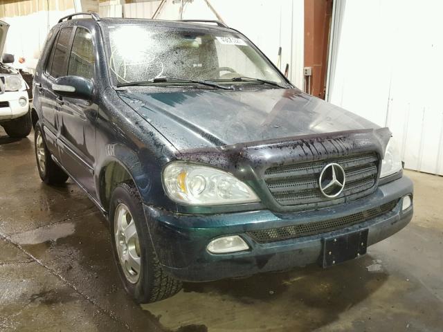 4JGAB57E03A428853 - 2003 MERCEDES-BENZ ML 350 GREEN photo 1