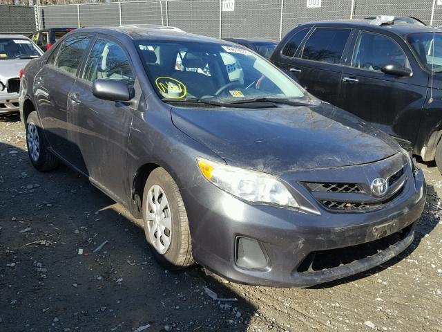 2T1BU4EE6BC559263 - 2011 TOYOTA COROLLA BA GRAY photo 1