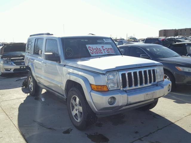 1J4RG4GK1AC103164 - 2010 JEEP COMMANDER SILVER photo 1
