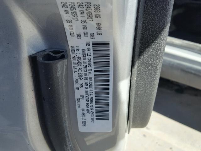 1J4RG4GK1AC103164 - 2010 JEEP COMMANDER SILVER photo 10