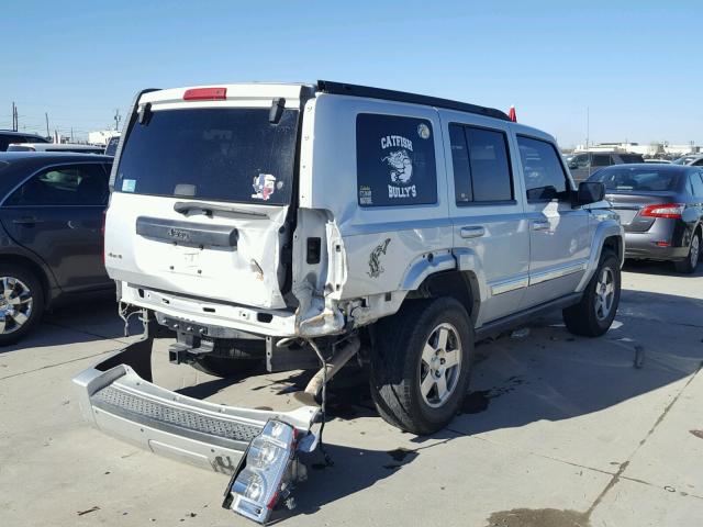 1J4RG4GK1AC103164 - 2010 JEEP COMMANDER SILVER photo 4
