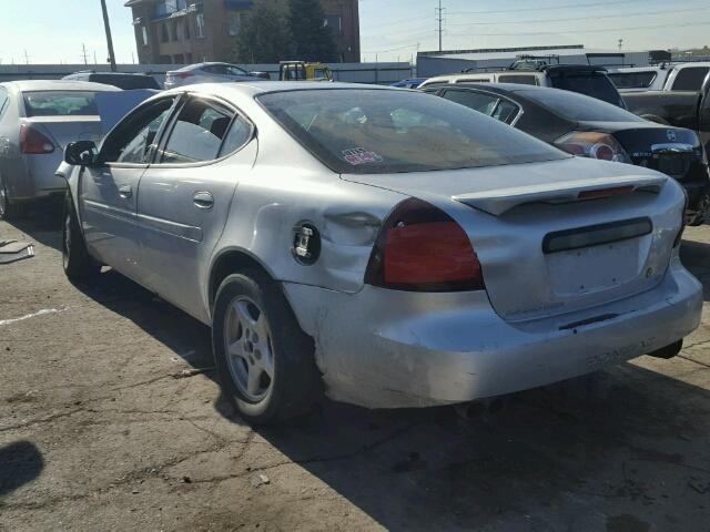 2G2WP522341357351 - 2004 PONTIAC GRAND PRIX SILVER photo 3