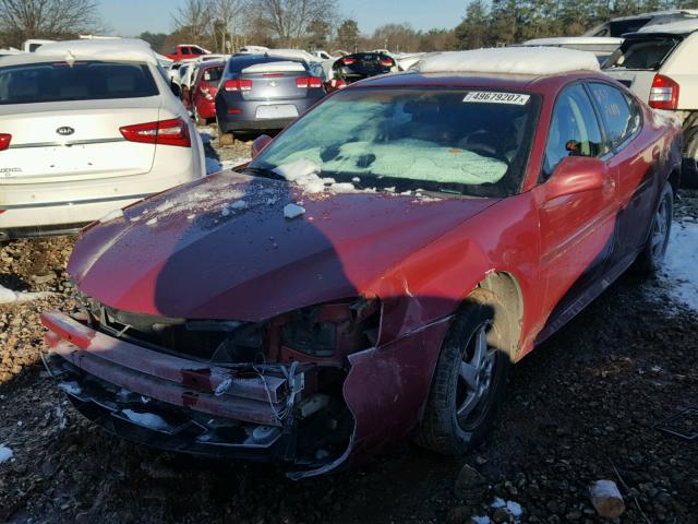 2G2WP522541154462 - 2004 PONTIAC GRAND PRIX BURGUNDY photo 2