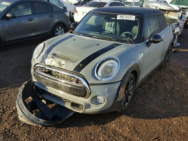 WMWXP7C58H2A44886 - 2017 MINI COOPER S GRAY photo 2