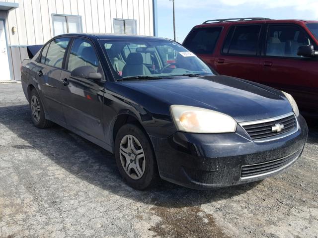 1G1ZS57F17F267866 - 2007 CHEVROLET MALIBU LS შავი ფოტო 1