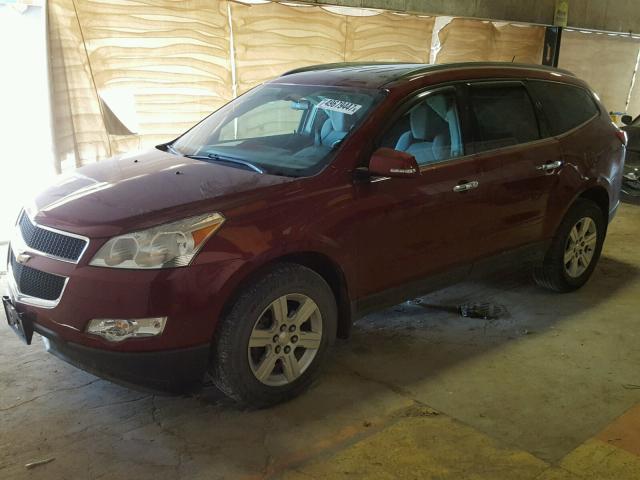 1GNLVFED5AJ214322 - 2010 CHEVROLET TRAVERSE L RED photo 2