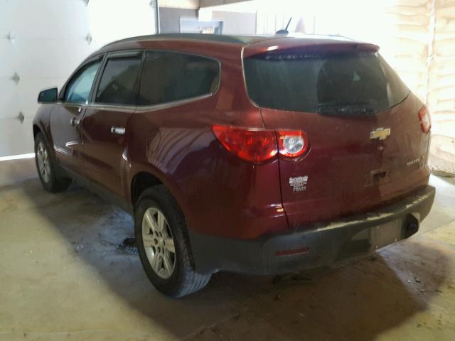 1GNLVFED5AJ214322 - 2010 CHEVROLET TRAVERSE L RED photo 3